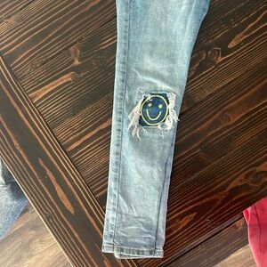 Cat and Jack High Rise Skinny Jeans with patches